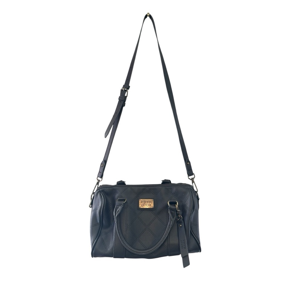 FRYE AND CO. Faux Leather Dark Brown Crossbody Bag